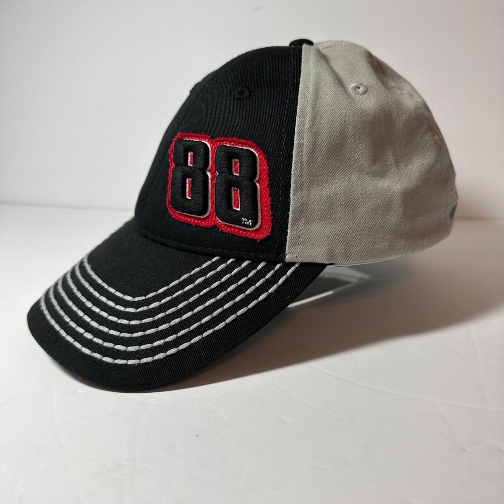 Chase Authentics Dale Jr Embroidered Nascar Licensed Hook & Loop Hat Cap - Picture 2 of 10
